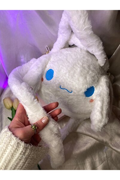 SANRIO Sanrıo karakterli büyük boy peluş askılı ,peluş cınnamoroll askılı çan...