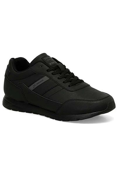 Kinetix LESCAR PU 4PR - Černé unisex tenisky