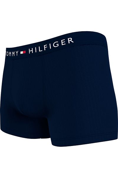 Tommy Hilfiger Navy Blue 3 Pack - Cotton men's Boxers, Elastic Band, Daily Use, Brand LoGo
