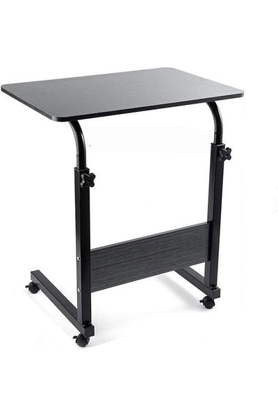 1st Adjustable Movable Laptop Table (40*80cm) - Black