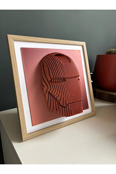 3D Craft 3 Boyutlu Ironman Marvel Figür Heykel Tablo - Çerçevesiz