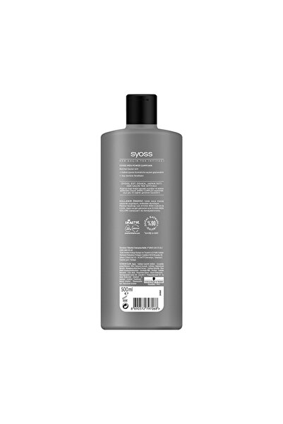 Syoss Men Power Güçlendirici Şampuan 500 ml - Saç Güçlendirme ve Besleme