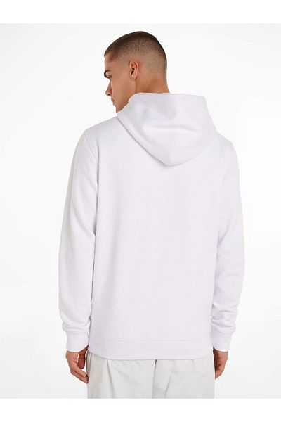 Tommy Hilfiger Men's Logo Stylish White Sweatshirt with Doors Dm0Dm17985-Ybr
