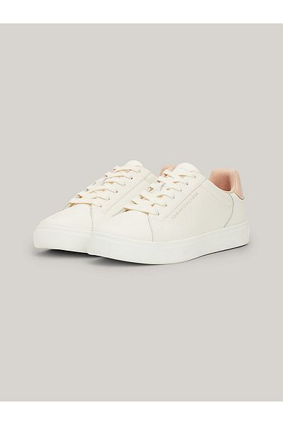 Tommy Hilfiger Leather Sneaker Logo Shoes - SHOES FW0FW08000 TQ6