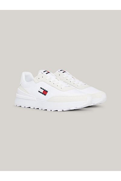 Tommy Hilfiger Pánské logo značky Recycled Polyster svrchní pryž a vnější ouško potažené přírodní pryží