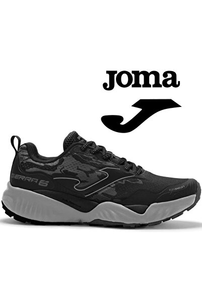 Joma حذاء Sierra 6 Trail Trekking للمشي والجري للرجال حذاء رياضي أسود