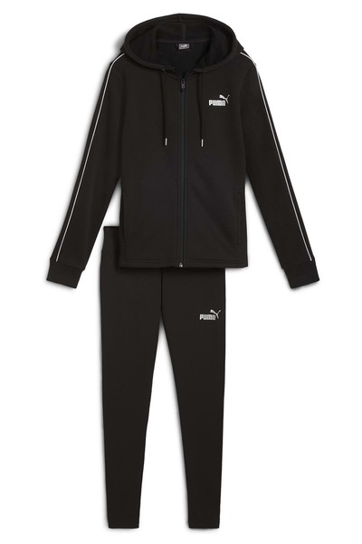 Puma 683046 Metallic Tracksuit FL Kadın Eşofman Takımı SİYAH