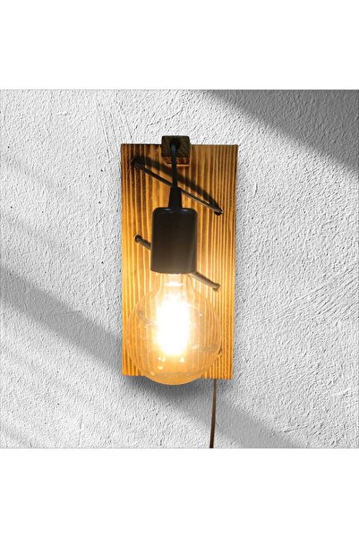 retroelektrik DOGAL Aplik Ahşap Aplik Duvar Lambası Restorant Cafe Otel Ofis Salon Bar Için Ahşap Duvar Lambası