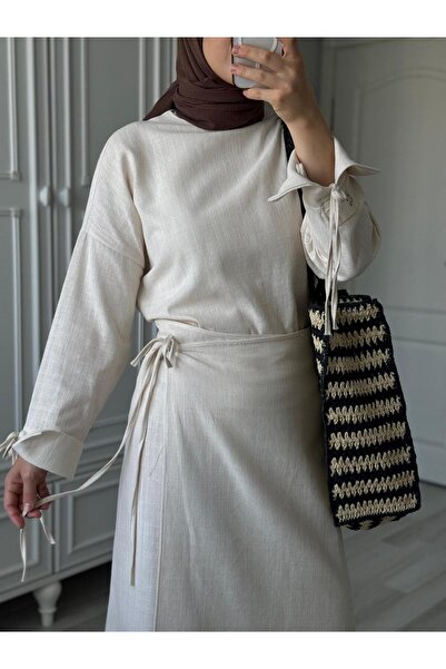 Freesia Bağlamalı Etek Takım