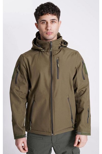 Vogel Khaki Softshell Rainproof Jacket