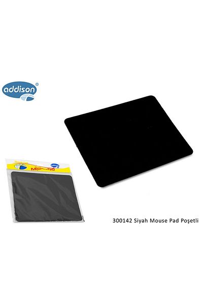ADDISON Black Mouse Pad - Model 300142