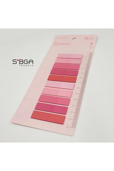 sibga tasarım Transparent Colored Postit Post-it Post It.Bookmark Bookmark Postit Sticker Note Paper 200 Sheets