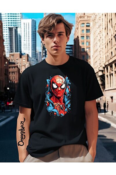 oneagılyazı Printed Men's Oversize T-shirt