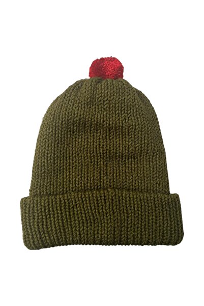 ŞengülKozmetik Hand Knitted Winter Beanie & Hat with Pompom