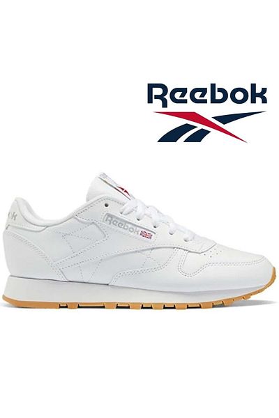 Reebok Klassische Herren-Freizeitschuhe aus Leder – Gy0952 Weiß