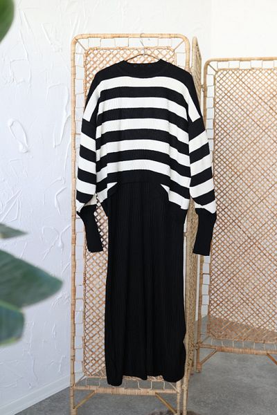 Poliyance Estela Black Sweater Suit