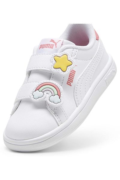 Puma حذاء رياضي للأطفال Smash 3.0 Badges V Inf