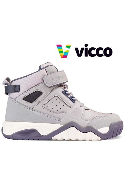 Vicco Mars Grey Boy's Phylon Boots