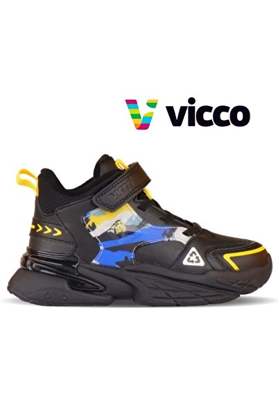 Vicco Dusk Orthopedic Kids Boots Black
