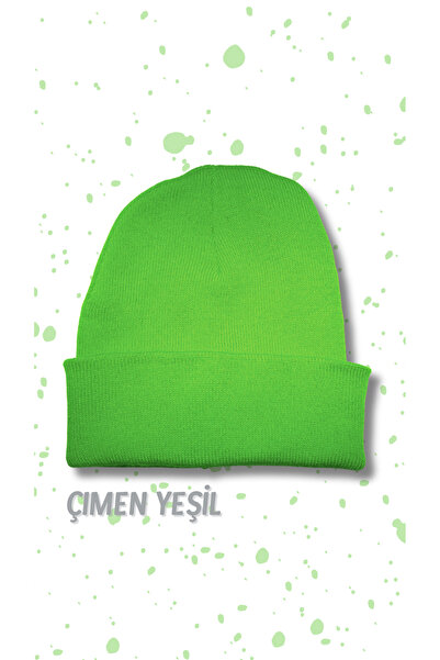 oheryerde Unisex Katlamalı Bere RENGARENK