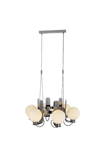 Özcan Aydınlatma Özcan Aydınlatma 3117-6A-24 Globe 6 Lı Avize Platin