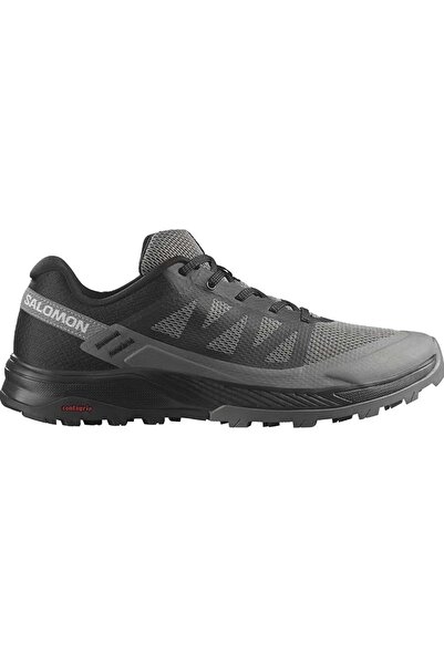 Salomon Outrıse L47143100 Hiking Patika Erkek Spor Ayakkabı SİYAH-GRİ