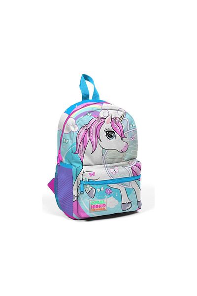 Coral High Rucsac Nest cu două compartimente, albastru, roz neon, 23511