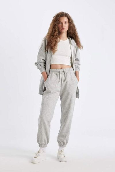 DeFacto Dicke Jogginghose – elastische Taille, gerade, lange Größe 25k801t01139