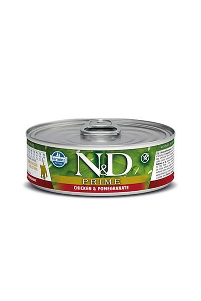 N&D Prime Chicken and Pomegranate Canned Cat Food 70 Gr