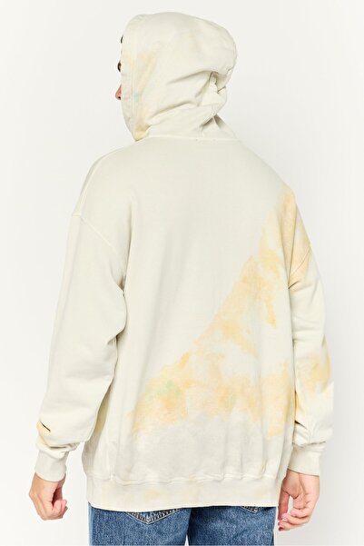 Diesel Men Hooded Tie Dye Sweatshirts, Light Grey