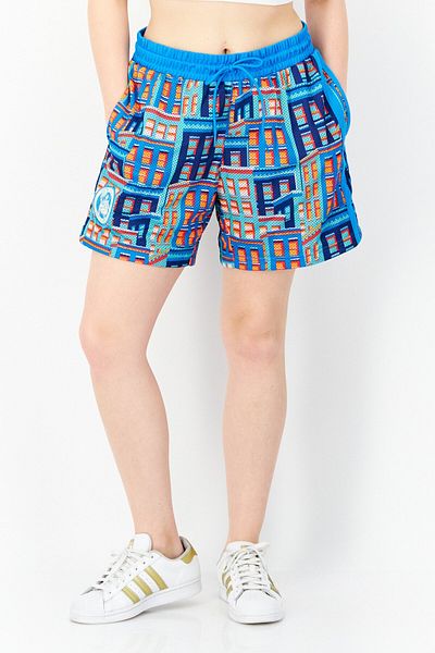 adidas Women Sportswear Fit Running Shorts, Blue Combo