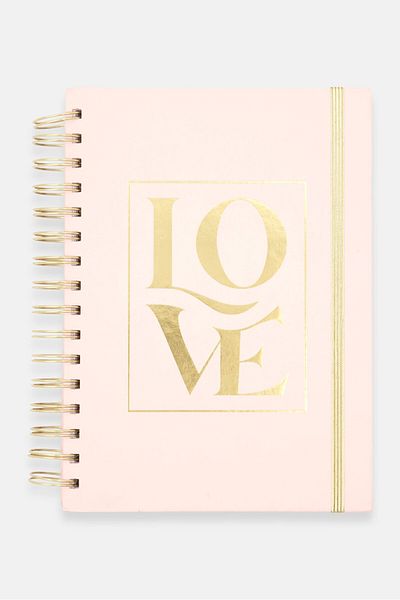Deejay Planner Printed Notebook, Beige