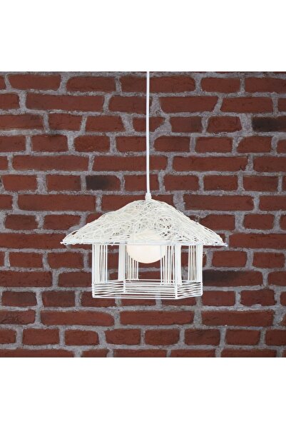 Özcan Aydınlatma 5402-01 Kulübe Avize Beyaz