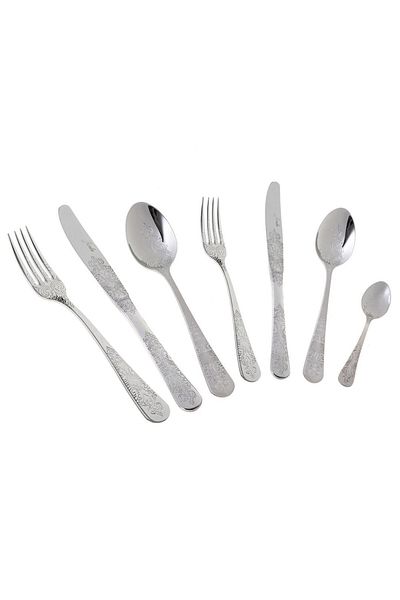 Jumbo Antique 12 Person 84 Piece Cutlery Set
