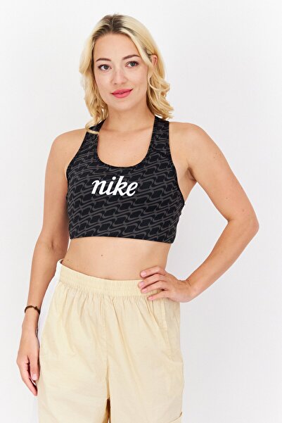 Nike Women Sportswear Fit Non-Padded Training Bra, Black Combo