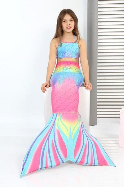 Liyavera Girls' Mermaid Costume - Girls' Mermaid Dress and Girls' Swimsuit