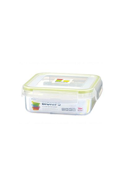 komax Square Korean Plastic Container. Capacity 700 ml