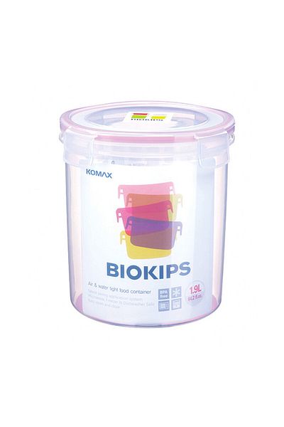 komax Circular Korean Plastic Container. Capacity 1900 ml
