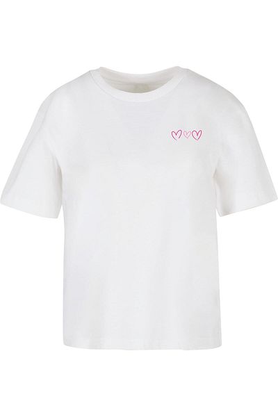 Mister Tee Damen vertrauen immer Ihrem Herzen T-Shirt