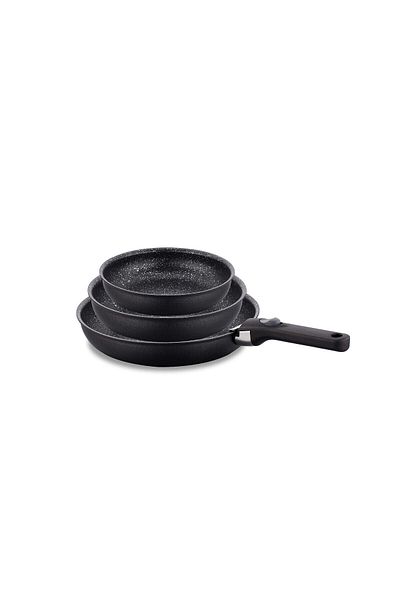KORKMAZ Neta Cookware 3 Pieces 1.1 Lt - 1.8 Lt - 2.5 Lt