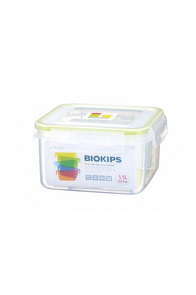 komax Square Korean Plastic Container. Capacity 1100 ml