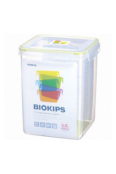komax Square Korean Plastic Container. Capacity 5200 ml