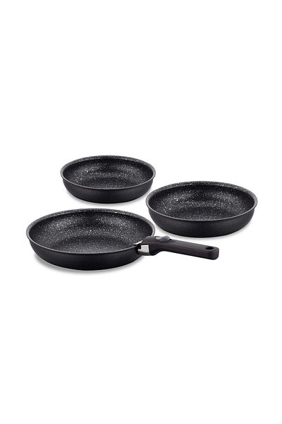 KORKMAZ Neta Cookware 3 Pieces 1.1 Lt - 1.8 Lt - 2.5 Lt