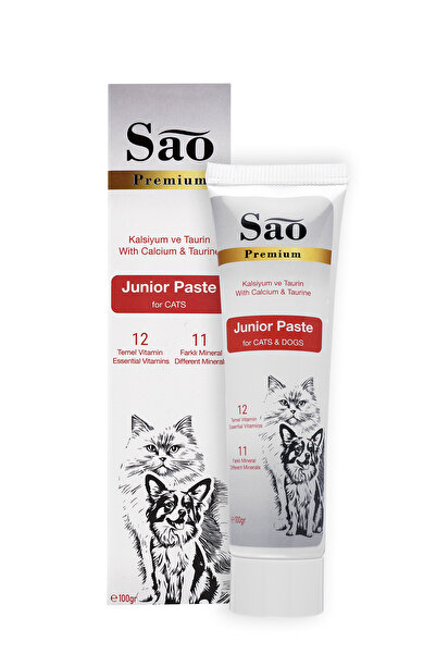 Sao Premium Kitten Paste Yavru Kedi Ve Köpekler Için Tamamlayıcı Macun 100 gr