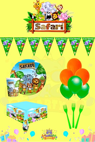 LASAGNA STORE Set economic pentru petrecerea de aniversare Safari pentru 4 pe...