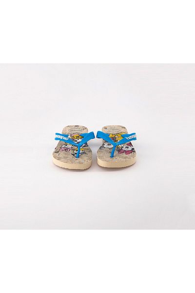 Havaianas صندل ديزني أنيق للجنسين، باللون البيج والفيروزي