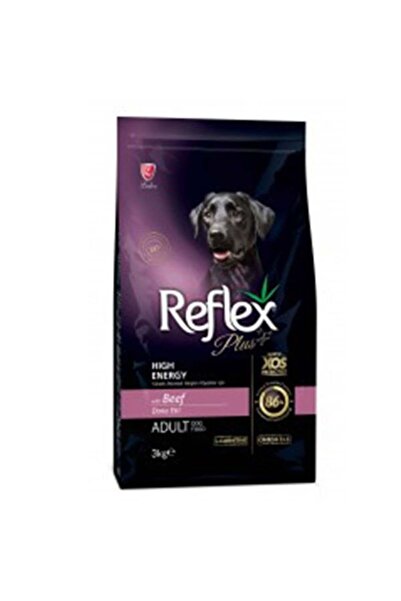 Reflex Plus Biftekli High Energy Yetişkin Köpek Maması 3 Kg