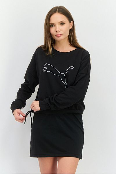 Puma Women Sportswear Fit Long Sleeves Training Sweatshirt, Black