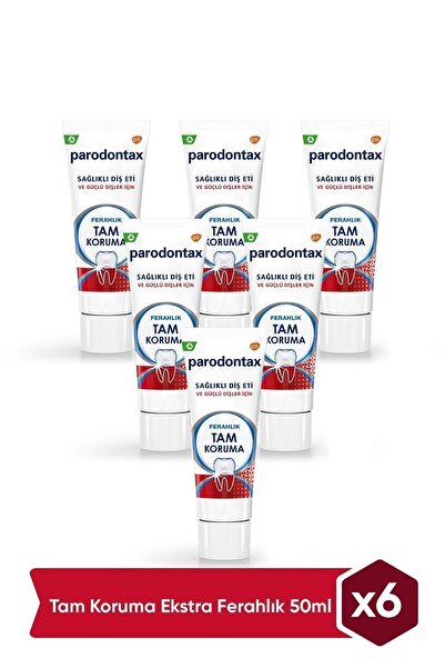 Parodontax Tam Koruma Ferahlık Diş Macunu 6x50ml