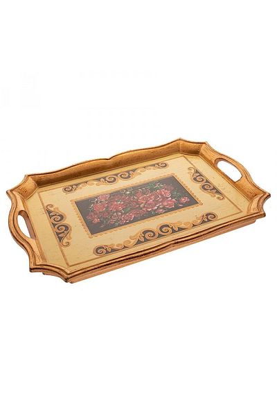 Dania wood serving tray classic design 53 cm